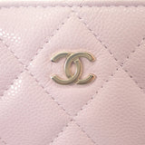 シャネル CHANEL チェーンクラッチ ココマーク AP4000 ショルダーバッグ キャビアスキン パープル ゴールド金具 レディース【中古】【Aランク】