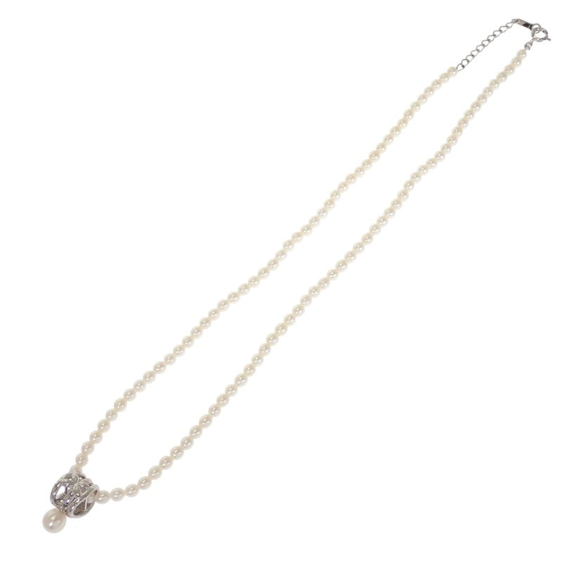 タサキ TASAKI ベビーパール ネックレス シルバー925 パール シルバー ダイヤモンド レディース【中古】【Aランク】