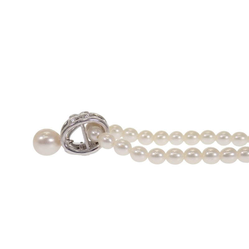 タサキ TASAKI ベビーパール ネックレス シルバー925 パール シルバー ダイヤモンド レディース【中古】【Aランク】