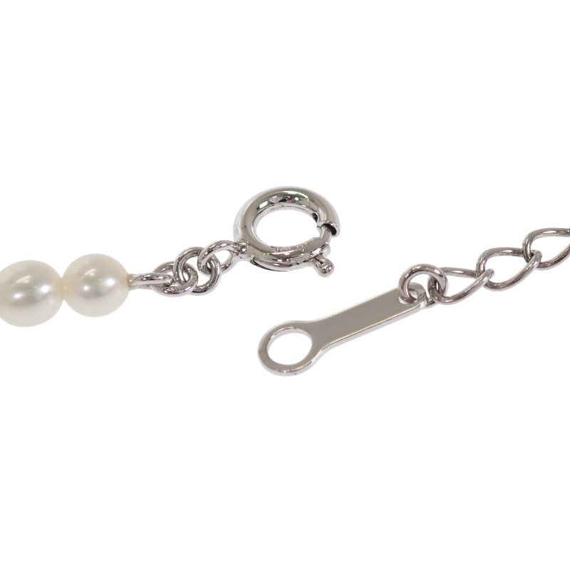 タサキ TASAKI ベビーパール ネックレス シルバー925 パール シルバー ダイヤモンド レディース【中古】【Aランク】