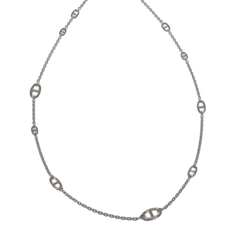 エルメス HERMES シェーヌダンクル ファランドール 80 ネックレス アルジャンテシルバー レディース メンズ【中古】【Aランク】