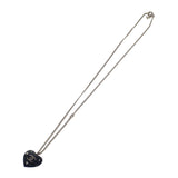 シャネル CHANEL ココマーク ハート 可愛い AB9370_B09080_NK212 ネックレス GP ブラック レディース【中古】【ABランク】