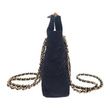 プラダ PRADA Re-Edition 1995 チェーンショルダー 1BG4682A0SF0002 ショルダーバッグ トートバッグ ナイロン ブラック ゴールド金具 レディース【中古】【Aランク】