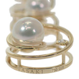 タサキ TASAKI エニーマ ペンダント P-15340-18KYG ネックレス K18イエローゴールド アコヤ真珠 レディース【中古】【Aランク】