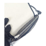 ゴヤール GOYARD プリュメポーチウォレット ヘリンボーン ポシェット 長財布 レザー コーティングキャンバス ブラック レディース【中古】【SAランク】