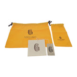 ゴヤール GOYARD プリュメポーチウォレット ヘリンボーン ポシェット 長財布 レザー コーティングキャンバス ブラック レディース【中古】【SAランク】