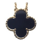 ヴァンクリーフ&アーペル Van Cleef & Arpels ヴィンテージ アルハンブラ VCARA45800 ネックレス K18イエローゴールド オニキス ブラック オニキス レディース【中古】【Aランク】