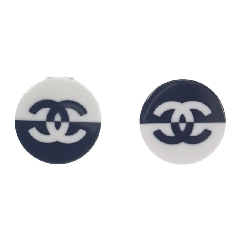 シャネル CHANEL ラウンドココマーク ツートン バイカラー 17P刻印