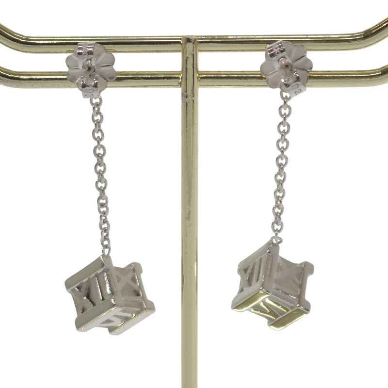 ティファニー TIFFANY&Co. アトラス キューブ ドロップ ピアス シルバー925 レディース【中古】【ABランク】