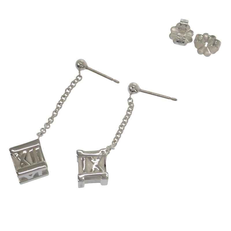 ティファニー TIFFANY&Co. アトラス キューブ ドロップ ピアス シルバー925 レディース【中古】【ABランク】