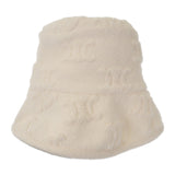 セリーヌ CELINE トリオンフバケット 2AG18892T ハット コットン ポリエステル ホワイト フリーサイズ レディース【中古】【Aランク】