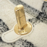 シャネル CHANEL ココマーク バックパック ツイード ランダムプレート AS3615 リュック・デイパック ウール ホワイト ゴールド金具 レディース【中古】【Aランク】