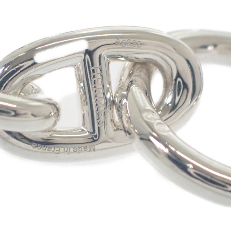 愛馬仕 HERMES Chaine d'Ancre GM H101263B-00 項鍊 銀925 銀色 男款 女款【中古】【A級品】
