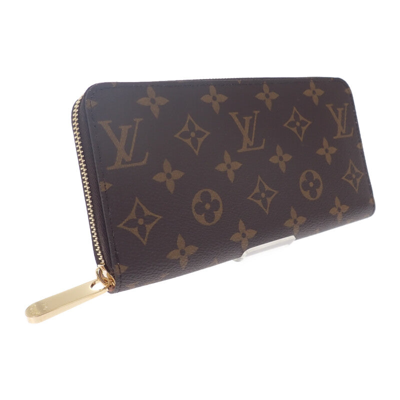 ルイヴィトン LOUIS VUITTON ジッピー・ウォレット ラウンド財布 M41894 長財布 モノグラムキャンバス ローズ・バレリーヌ ゴールド金具 レディース メンズ【中古】【Sランク】