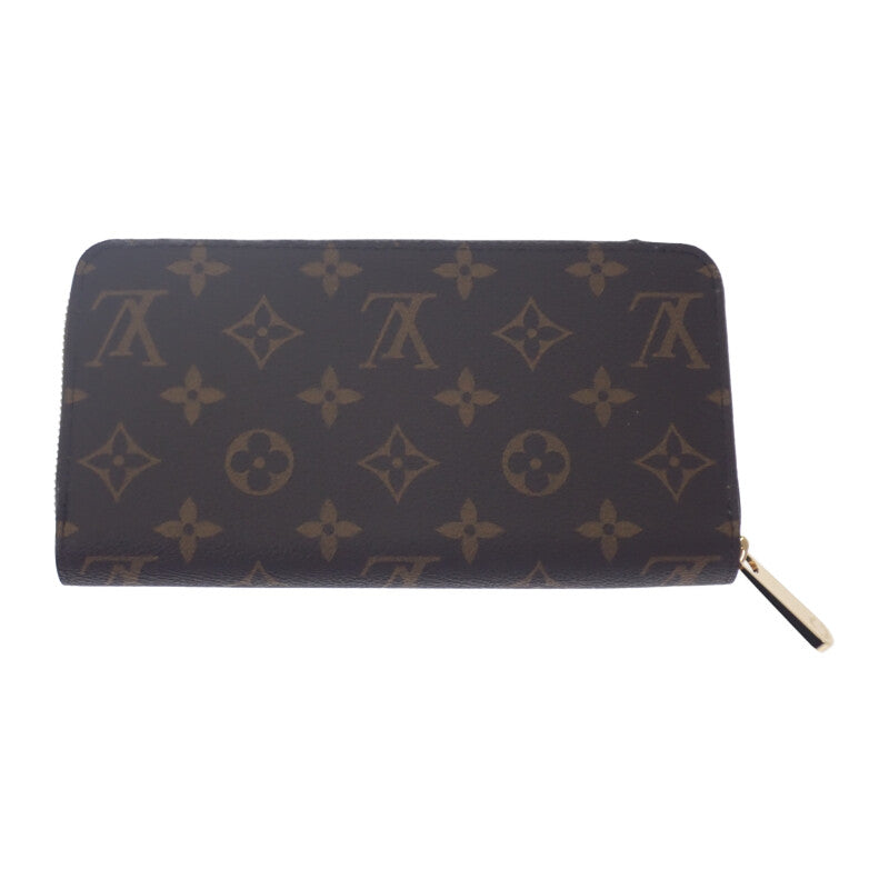 ルイヴィトン LOUIS VUITTON ジッピー・ウォレット ラウンド財布 M41894 長財布 モノグラムキャンバス ローズ・バレリーヌ ゴールド金具 レディース メンズ【中古】【Sランク】