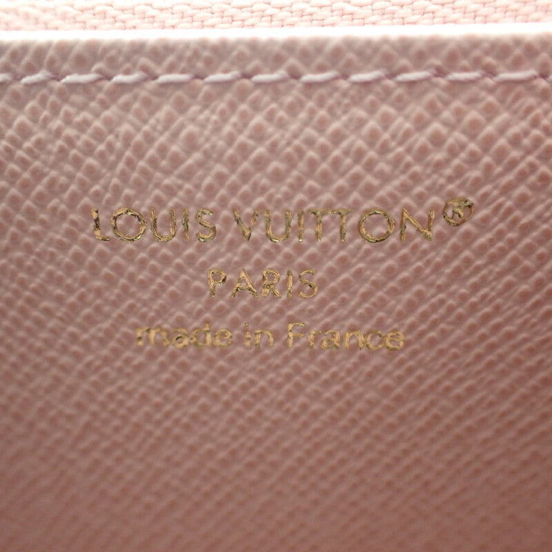 ルイヴィトン LOUIS VUITTON ジッピー・ウォレット ラウンド財布 M41894 長財布 モノグラムキャンバス ローズ・バレリーヌ ゴールド金具 レディース メンズ【中古】【Sランク】