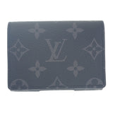 ルイヴィトン LOUIS VUITTON アンヴェロップ カルト・ドゥヴィジット 名刺入れ M12874 カードケース エクリプス ブラック メンズ レディース【中古】【Sランク】