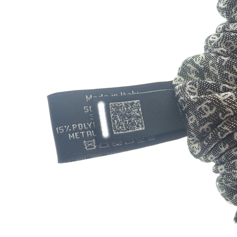 シャネル CHANEL メティエダール コレクション リボン シュシュ AAB193B21142U2103 ヘアアクセサリー シルク ミックスファイバー×メタリックファイバー ブラック&エクリュ レディース【中古】【Aランク】