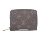 ルイヴィトン LOUIS VUITTON ジッピー コインパース M60067 コインケース モノグラムキャンバス ブラウン ゴールド金具 レディース メンズ【中古】【SAランク】