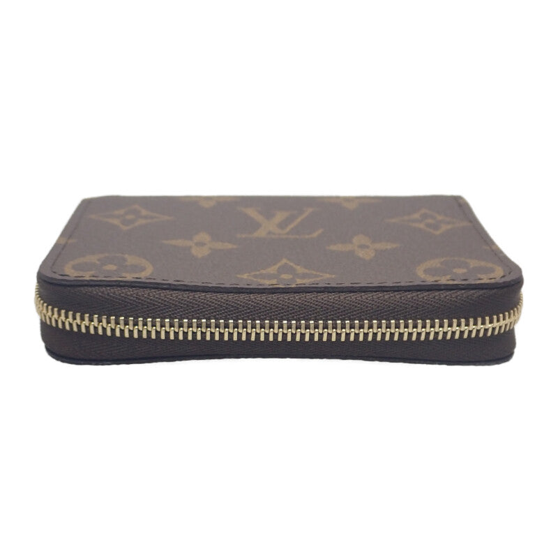 ルイヴィトン LOUIS VUITTON ジッピー コインパース M60067 コインケース モノグラムキャンバス ブラウン ゴールド金具 レディース メンズ【中古】【SAランク】