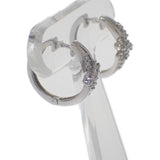 デザインジュエリー ピアス K14ホワイトゴールド ダイヤモンド レディース【中古】【Aランク】