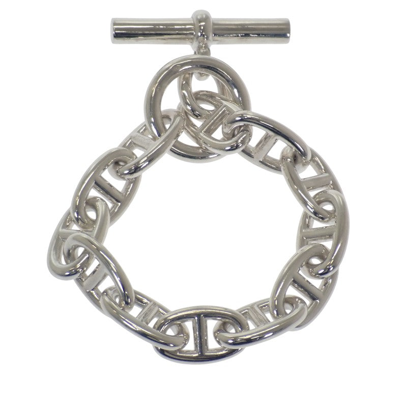 エルメス HERMES シェーヌダンクル TGM 12コマ マルジェラ期 ブレスレット シルバー925 メンズ レディース【中古】【ABランク】