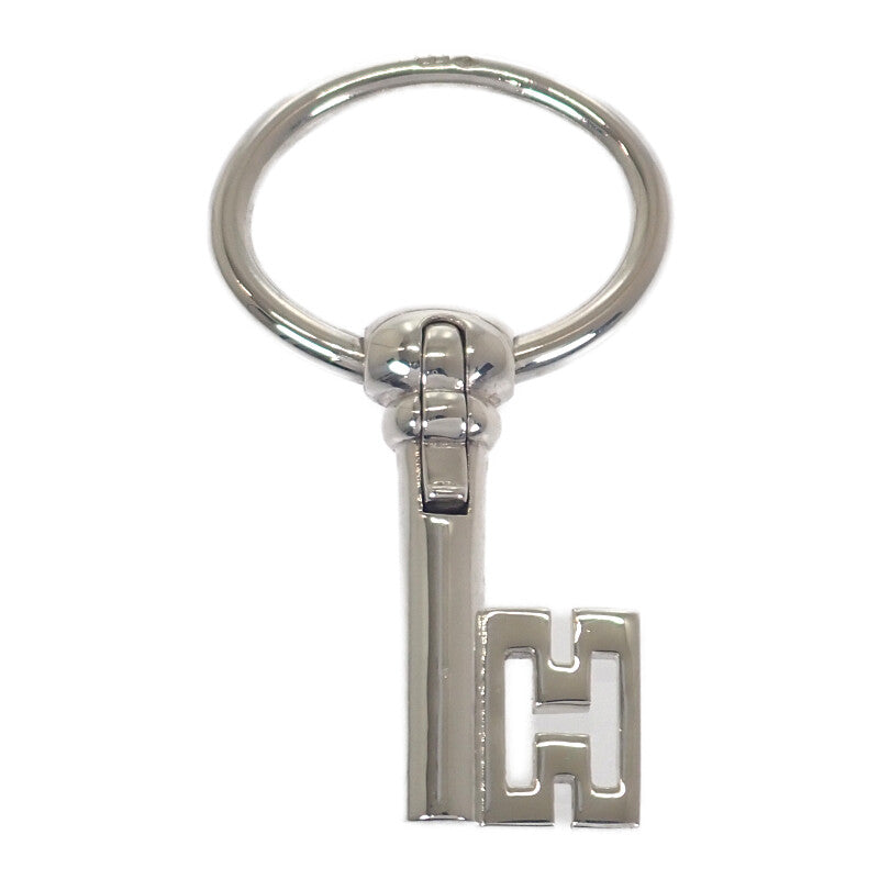 エルメス HERMES キュリオジテ クレ アッシュ ヴィンテージ バッグチャーム パラジウムメッキ シルバー レディース メンズ【中古】【ABランク】