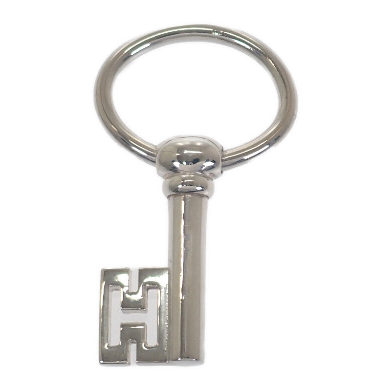 エルメス HERMES キュリオジテ クレ アッシュ ヴィンテージ バッグチャーム パラジウムメッキ シルバー レディース メンズ【中古】【ABランク】