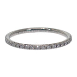 ティファニー TIFFANY&Co. メトロ フルサークル 8号 リング K18ホワイトゴールド ダイヤモンド レディース【中古】【Aランク】