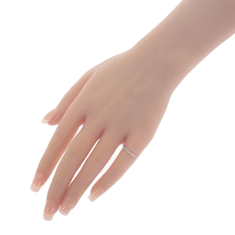 ティファニー TIFFANY&Co. メトロ フルサークル 8号 リング K18ホワイトゴールド ダイヤモンド レディース【中古】【Aランク】