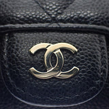 シャネル CHANEL クラシックジップ ココマーク マトラッセ AP2570_B10583_C3906 カードケース キャビアスキン ブラック ゴールド金具 レディース【中古】【ABランク】