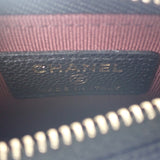 シャネル CHANEL クラシックジップ ココマーク マトラッセ AP2570_B10583_C3906 カードケース キャビアスキン ブラック ゴールド金具 レディース【中古】【ABランク】