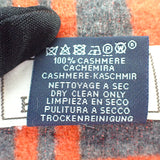 エルメス HERMES Brides de Gala 無秩序 マフラー カシミヤ オレンジ グレー メンズ レディース【中古】【Aランク】