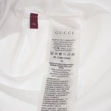 グッチ GUCCI ロング 784364-XJGQU-9074 長袖Tシャツ コットン ホワイト メンズ レディース【中古】【Aランク】