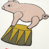 グッチ GUCCI ピッグプリント S 615044_XJCRI 半袖Tシャツ コットン アイボリー レディース【中古】【ABランク】