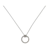 ティファニー TIFFANY&Co. T ダイヤモンド ペンダント 63843121 ネックレス K18ホワイトゴールド ダイヤモンド レディース【中古】【Aランク】