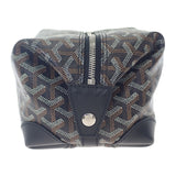 ゴヤール GOYARD ボウリング25トイレタリー BOWLIN025TY01CL01P ハンドバッグ PVC ブラック シルバー金具 メンズ レディース【中古】【Aランク】