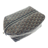 ゴヤール GOYARD ボウリング25トイレタリー BOWLIN025TY01CL01P ハンドバッグ PVC ブラック シルバー金具 メンズ レディース【中古】【Aランク】