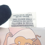 エルメス HERMES ツイリー CARRES VOLANTS 空飛ぶカレ スカーフ シルク マルチ グレー ピンク レディース【中古】【Aランク】