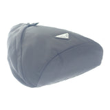 プラダ PRADA ワンショルダー バックパック 2VZ092_2DMG_F0002 ボディバッグ ショルダーバッグ レザー Re-Nylon ブラック シルバー金具 メンズ【中古】【Aランク】