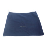 プラダ PRADA ワンショルダー バックパック 2VZ092_2DMG_F0002 ボディバッグ ショルダーバッグ レザー Re-Nylon ブラック シルバー金具 メンズ【中古】【Aランク】