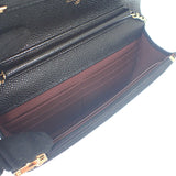 シャネル CHANEL クラシック チェーンウォレット AP0250-Y01864-C3906 ウォレットチェーン マットキャビアスキン グレインカーフレザー ブラック ゴールド金具 レディース【中古】【Aランク】