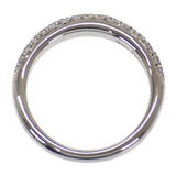スタージュエリー STAR JEWELRY パヴェダイヤ ハーフパヴェ 13号 リング Pt950プラチナ ダイヤモンド レディース【中古】【Aランク】