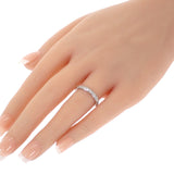 スタージュエリー STAR JEWELRY パヴェダイヤ ハーフパヴェ 13号 リング Pt950プラチナ ダイヤモンド レディース【中古】【Aランク】