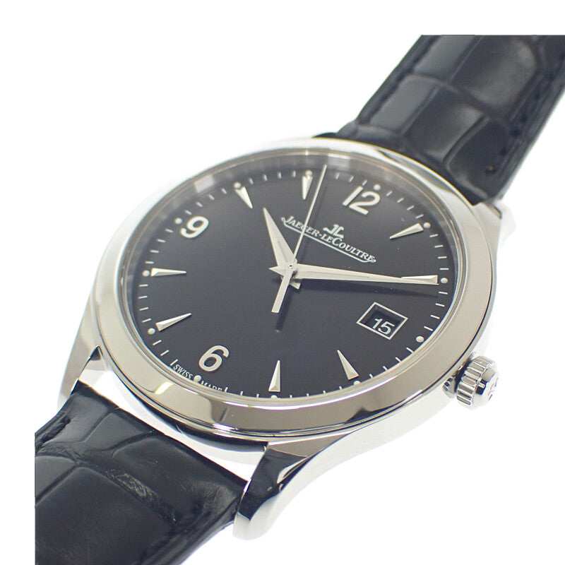 JAEGER LECOULTRE ジャガールクルト マスター コントロール デイト Q1548470 腕時計 ステンレススチール 自動巻き ブラック文字盤 メンズ【中古】【Aランク】