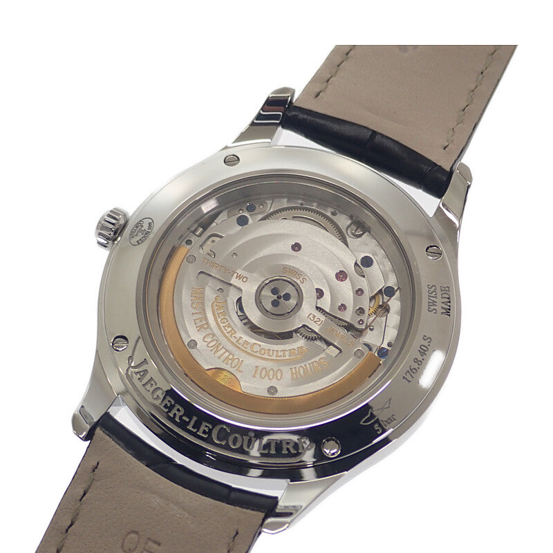 JAEGER LECOULTRE ジャガールクルト マスター コントロール デイト Q1548470 腕時計 ステンレススチール 自動巻き ブラック文字盤 メンズ【中古】【Aランク】
