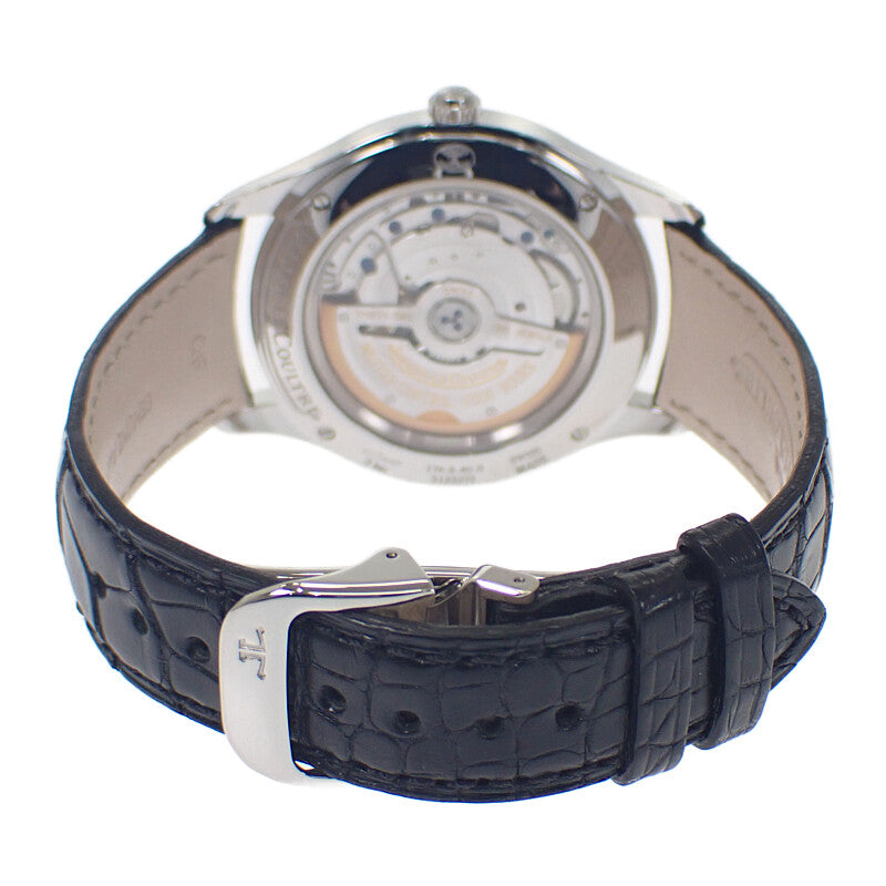 JAEGER LECOULTRE ジャガールクルト マスター コントロール デイト Q1548470 腕時計 ステンレススチール 自動巻き ブラック文字盤 メンズ【中古】【Aランク】