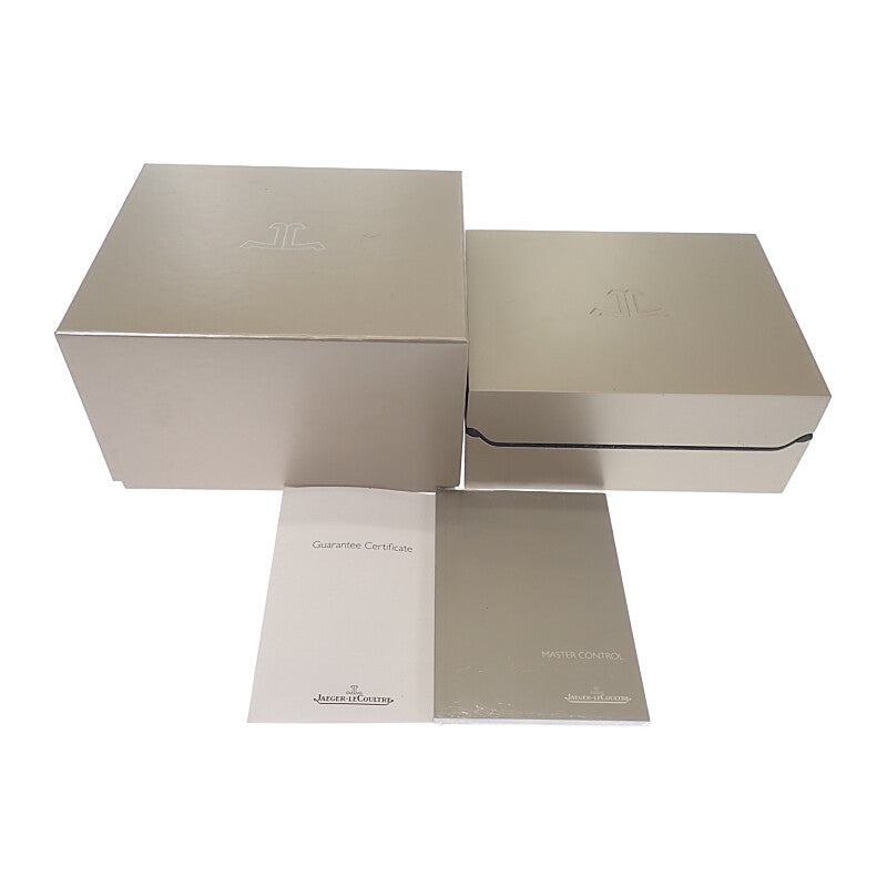 JAEGER LECOULTRE ジャガールクルト マスター コントロール デイト Q1548470 腕時計 ステンレススチール 自動巻き ブラック文字盤 メンズ【中古】【Aランク】