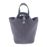 エルメス HERMES ピコタンロック PM ハンドバッグ トートバッグ トリヨン レザン パープル系 ゴールド金具 レディース【中古】【Aランク】