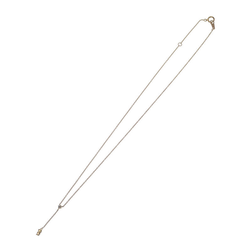 ヴァンドーム VANDOME Y字デザイン ネックレス K18イエローゴールド ダイヤモンド レディース【中古】【Aランク】